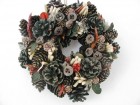 Výrobek: Adventní věnec se sušenými ozdobami