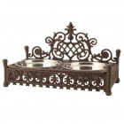 Výrobek: Misky v kovovém stojanu - 46 * 25 * 27 cm - VINTAGE STYLE