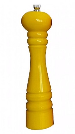 Obrázek výrobku: Dřevěný mlýnek na koření - žlutý