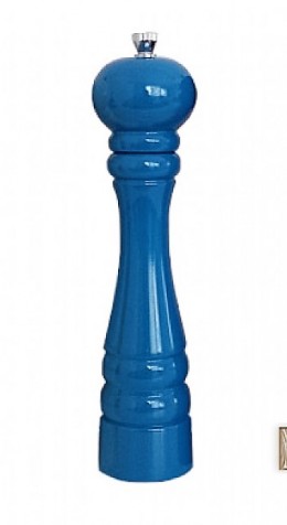 Obrázek výrobku: Dřevěný mlýnek na koření - modrý