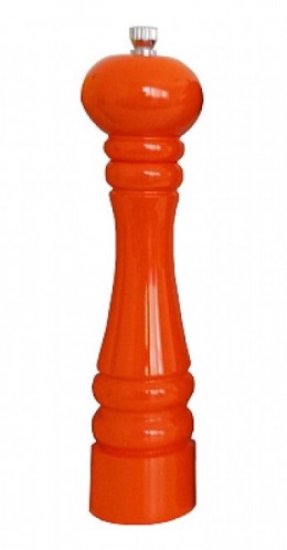Obrázek výrobku: Dřevěný mlýnek na koření - oranžový