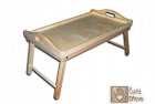 Výrobek: Dřevěný servírovací stolek do postele 50x30 cm