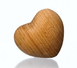 Obrázek výrobku: Srdíčko dřevěné 3D