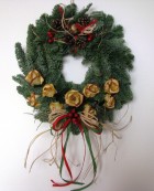 Výrobek: Velký závěsný adventní věnec